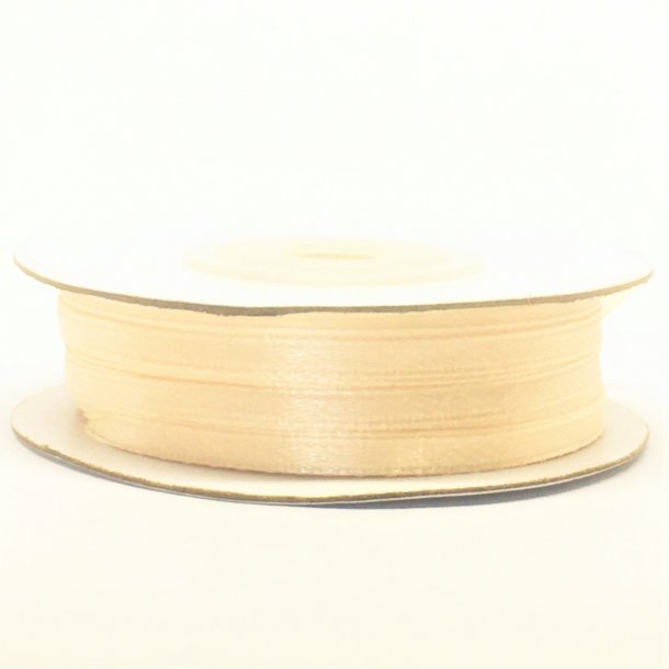 Satinbnd - Cream - 3 mm