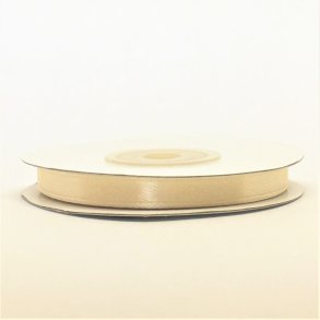 Satinbnd - Cream - 6 mm