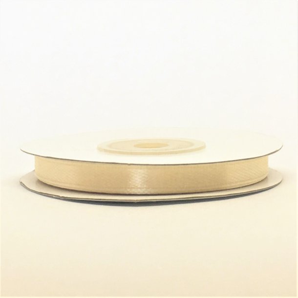 Satinbnd - Cream - 6 mm