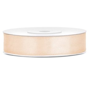 Satinbnd - Cream - 12 mm