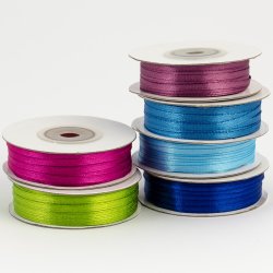 Satinbnd - Lysebl - 3 mm