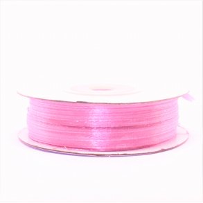 Satinbnd - Pink - 3 mm