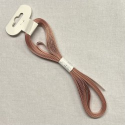 Satinbnd - Stvet rosa - 10 mm