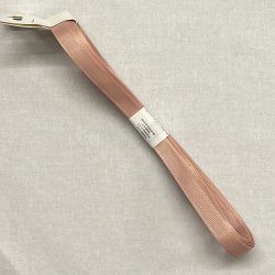 Satinbnd - Stvet rosa - 10 mm