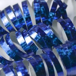 Serpentin - Holografisk Bl - 18 stk.