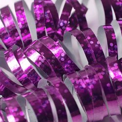 Serpentin - Holografisk Pink - 18 stk.