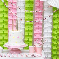 Serpentin - Rosegold - 18 stk.