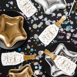 Servietter - Champagneflaske - Happy New Year