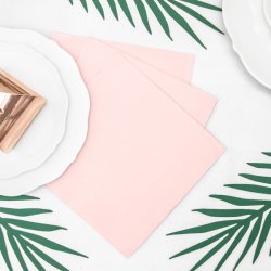 Servietter - Lyserd Pudder 33x33 cm