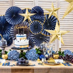 Servietter - Mrkebl 33x33 cm