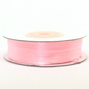 Satinbnd - Lyserd - 3 mm