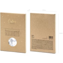 Glitter Guirlande - Slv - 4 meter