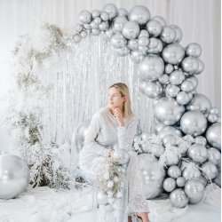 Ballon - Slv Glossy - 60 cm