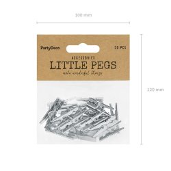 Klemme - Slv - 20 stk.