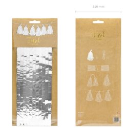 Guirlande med tassels - Slv