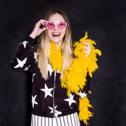 Solbriller - Hjerter - Lyserd