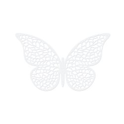Sommerfugl - Dekoration - 6,5 x 4 cm - 10 stk.