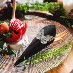 Sommerfugl - Dekoration - 8 x 5 cm - 10 stk.