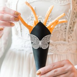 Sommerfugl - Dekoration - 8 x 5 cm - 10 stk.