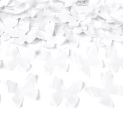 Konfettirr - Hvide sommerfugle