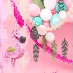 Crepebnd med frynser - Lyserd