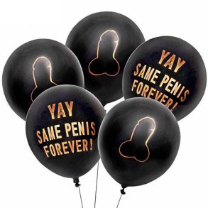 Ballon - YAY SAME PENIS FOREVER - 10 stk. 