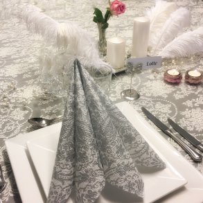 Servietter, bordlbere og duge