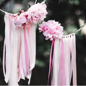 Bnd - satin/organza/glitter